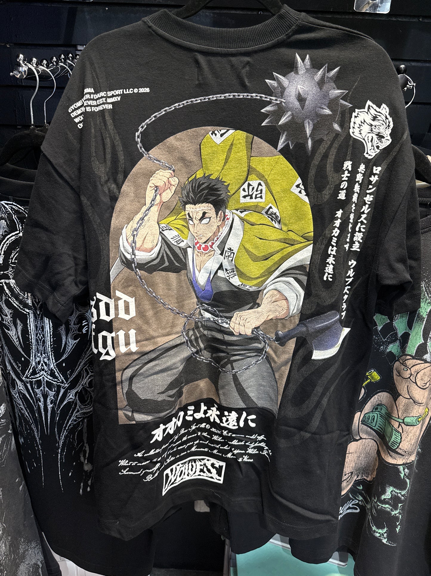 Gyomei Forever Premium Oversized Tee in Black