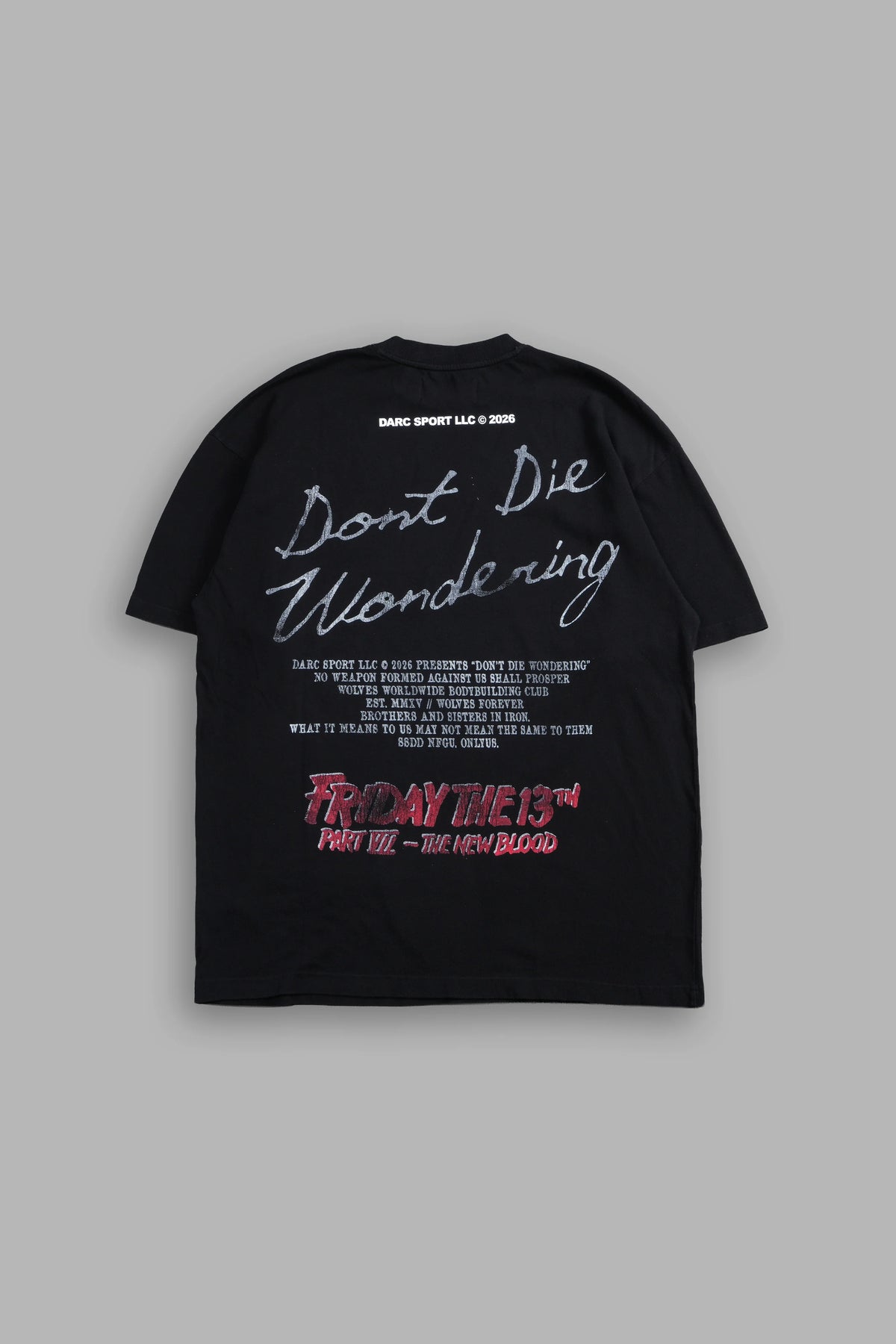 THE NEW BLOOD PREMIUM OVERSIZED TEE IN BLACK