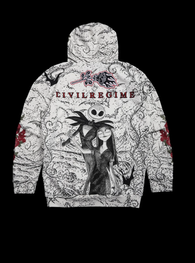 PUMPKIN WEB INDIE ROSE HOODIE IN BUTTER