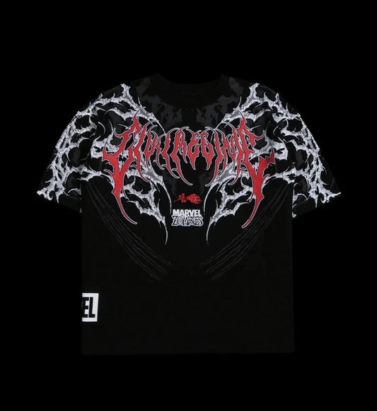 WOLVERINE ZOMBIE 199X OVERSIZED TEE IN BLACK