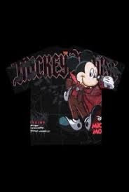 Count Mickey "SBS" 199XOversized Tee in Black