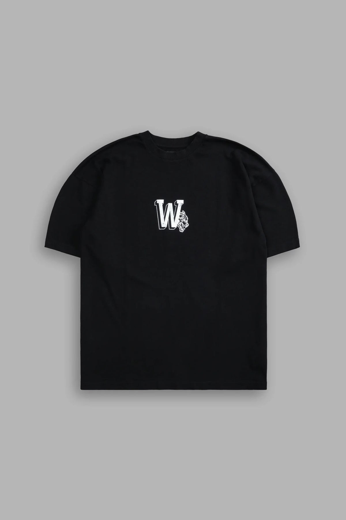 DARCSPORT - OUR STAMP "PREMIUM" OVERSIZED TEE IN BLACK
