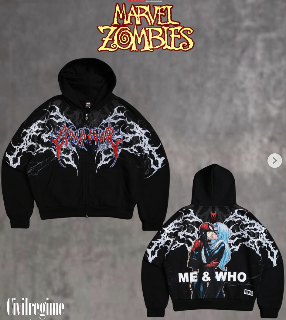 Spiderman And Me Civil Zip Up Hoodie