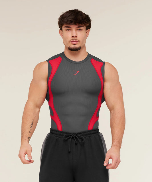 GYMSHARK X CARLOS BELCAST TANK BASELAYER