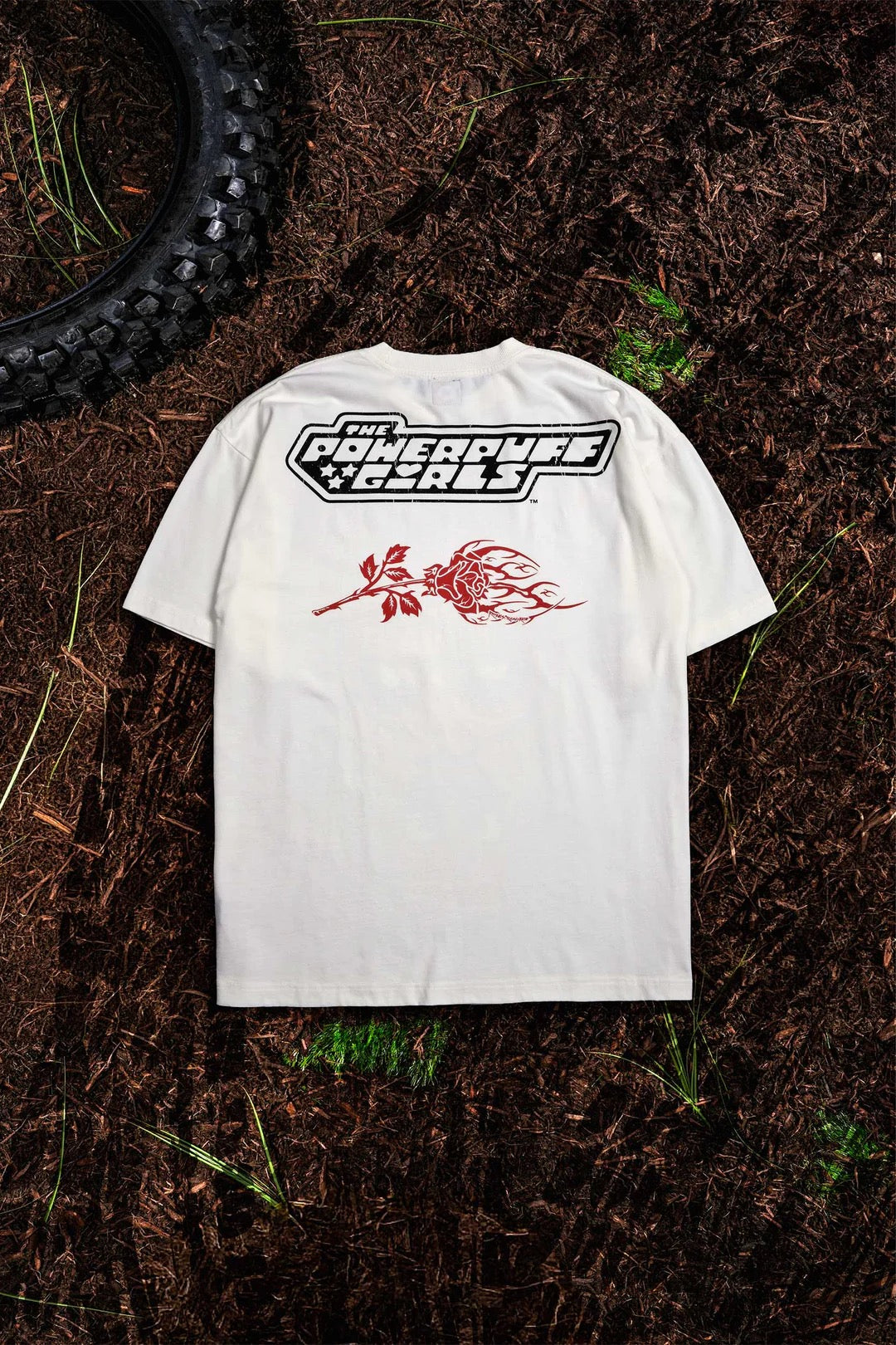 Rowdy Red American Classic Oversized Tee in Butter