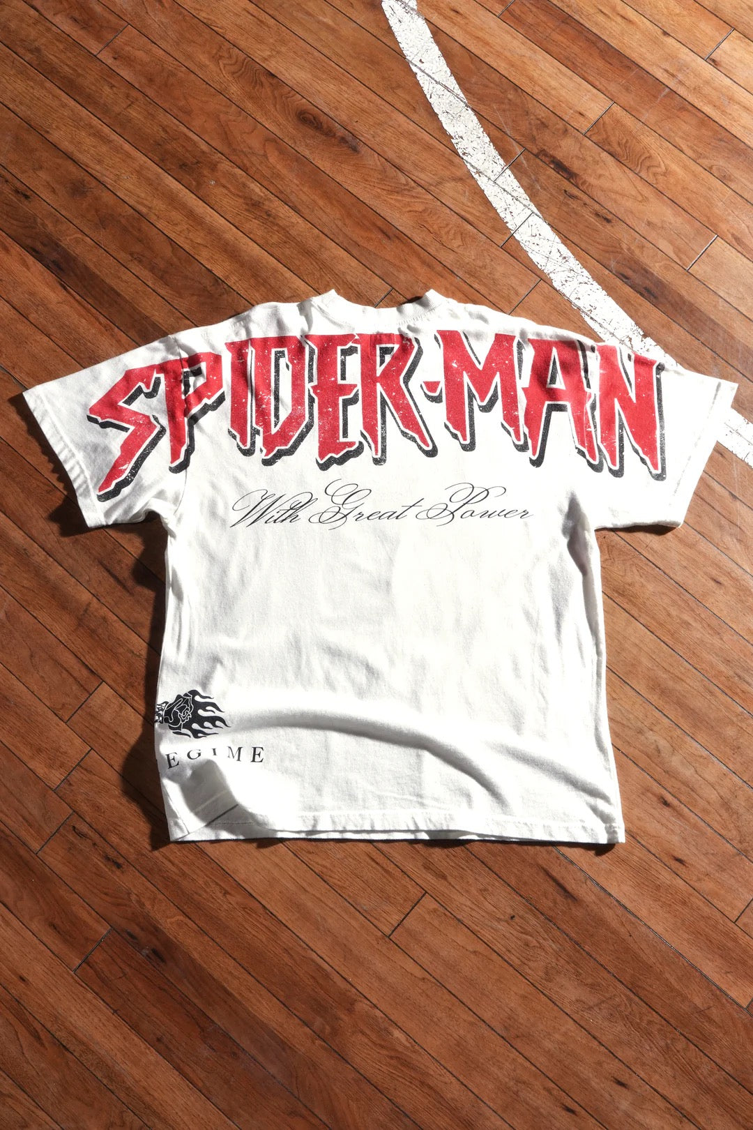 Weight Of Power American Classic Oversized Tee in Butter