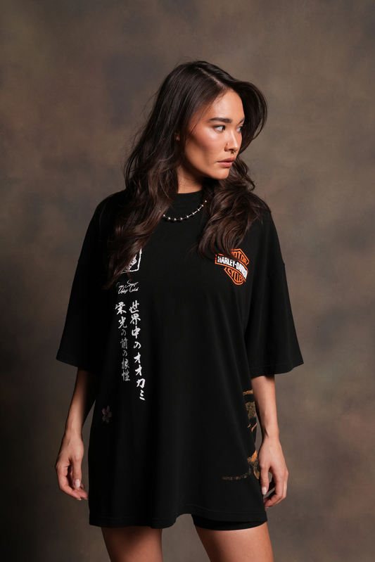 GEISHA INFERNO SIDE-BY-SIDE SERIES PREMIUM TEE IN BLACK