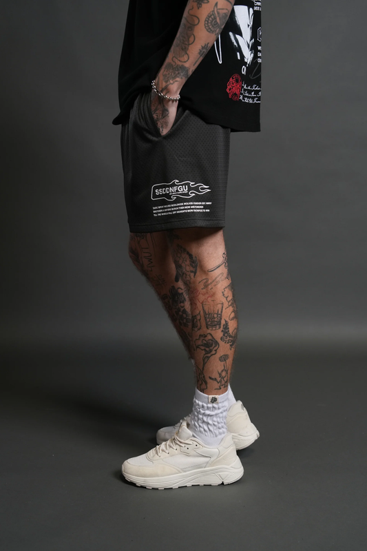 SHADOW HESH MESH SHORTS IN WOLF GRAY