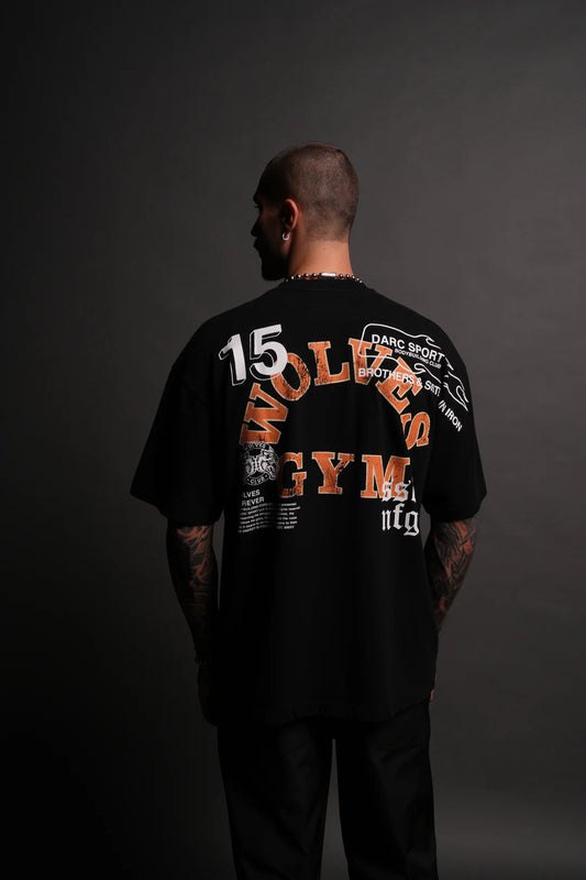 WOLVES GYM V2 "PREMIUM" OVERSIZED TEE