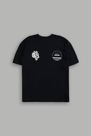 IRON WOLVES "PREMIUM" OVERSIZED TEE IN BLACK