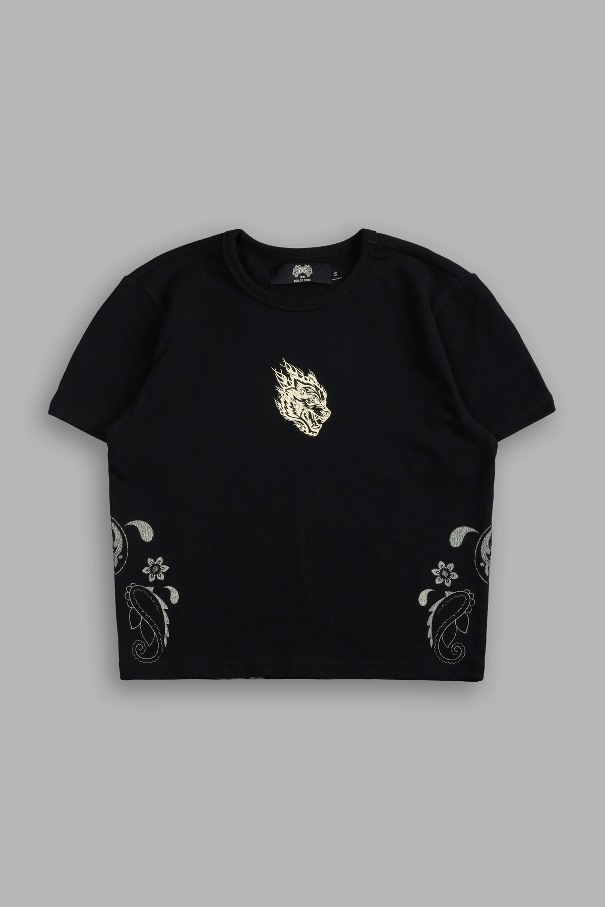 FADED PAISLEY "TIMELESS" TEE IN BLACK