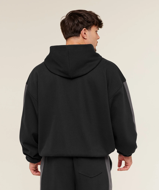 GYMSHARK X CARLOS BELCAST ZIP UP HOODIE - GS BLACK