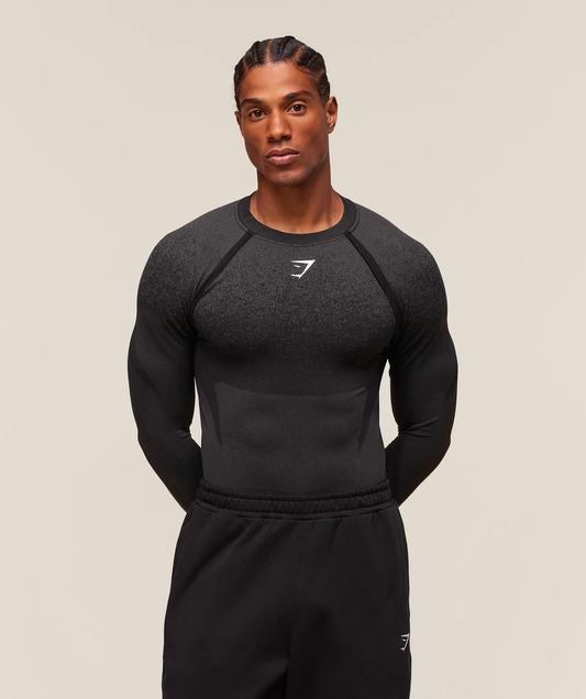 SHADOW SEAMLESS LONG SLEEVE T SHIRT