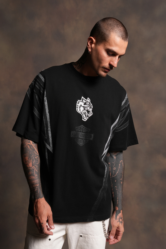 IRON SAKURA PREMIUM TEE IN BLACK