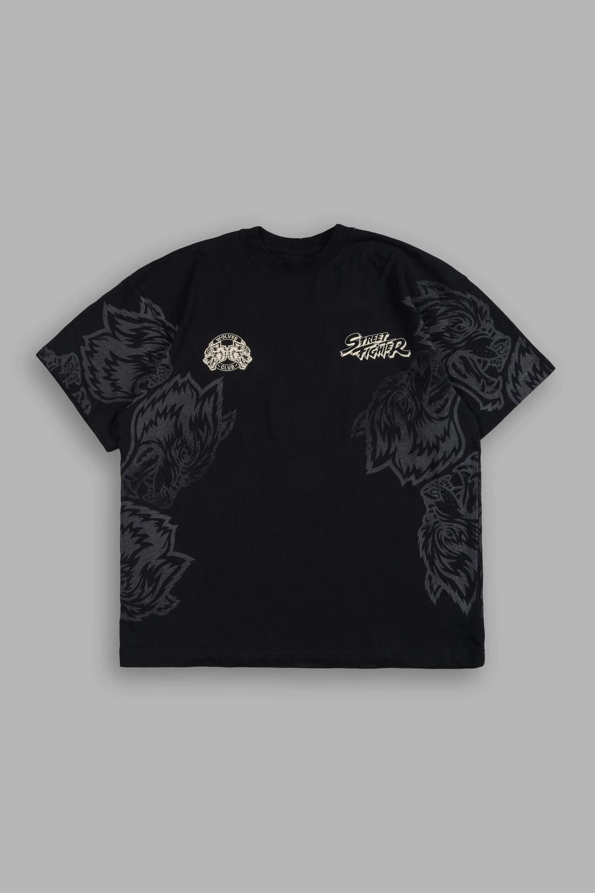 TURN UP THE HEAT PREMIUM OVERSIZED TEE IN BLACK