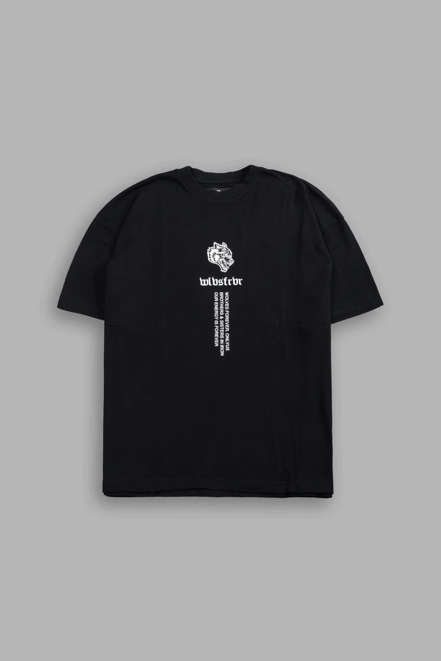 SOUL OF IRON V2 PREMIUM OVERSIZED TEE IN BLACK