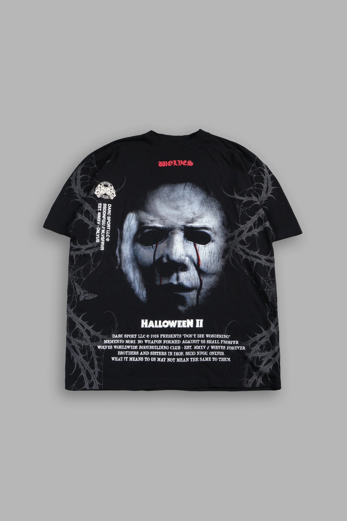 DONT DIE WONDERING MYSTERY TEE IN BLACK