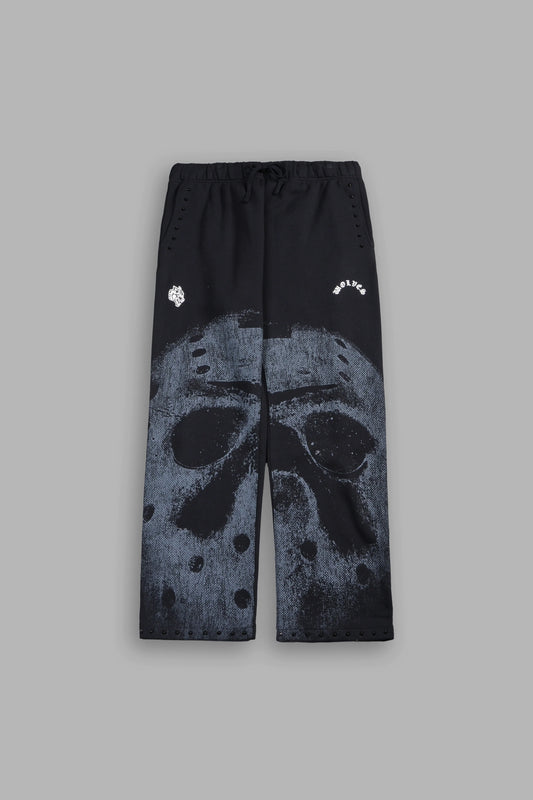 JASON FOREVER BIGELOW SWEAT PANTS IN BLACK