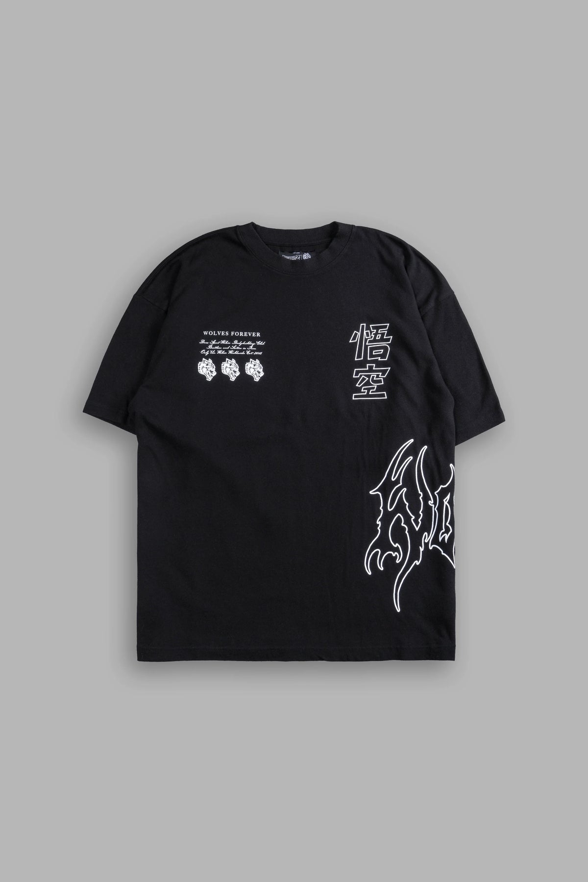 GOKU "PREMIUM" OVERSIZED TEE IN BLACK