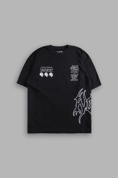 GOKU "PREMIUM" OVERSIZED TEE IN BLACK