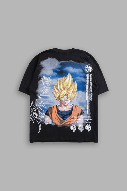 GOKU "PREMIUM" OVERSIZED TEE IN BLACK