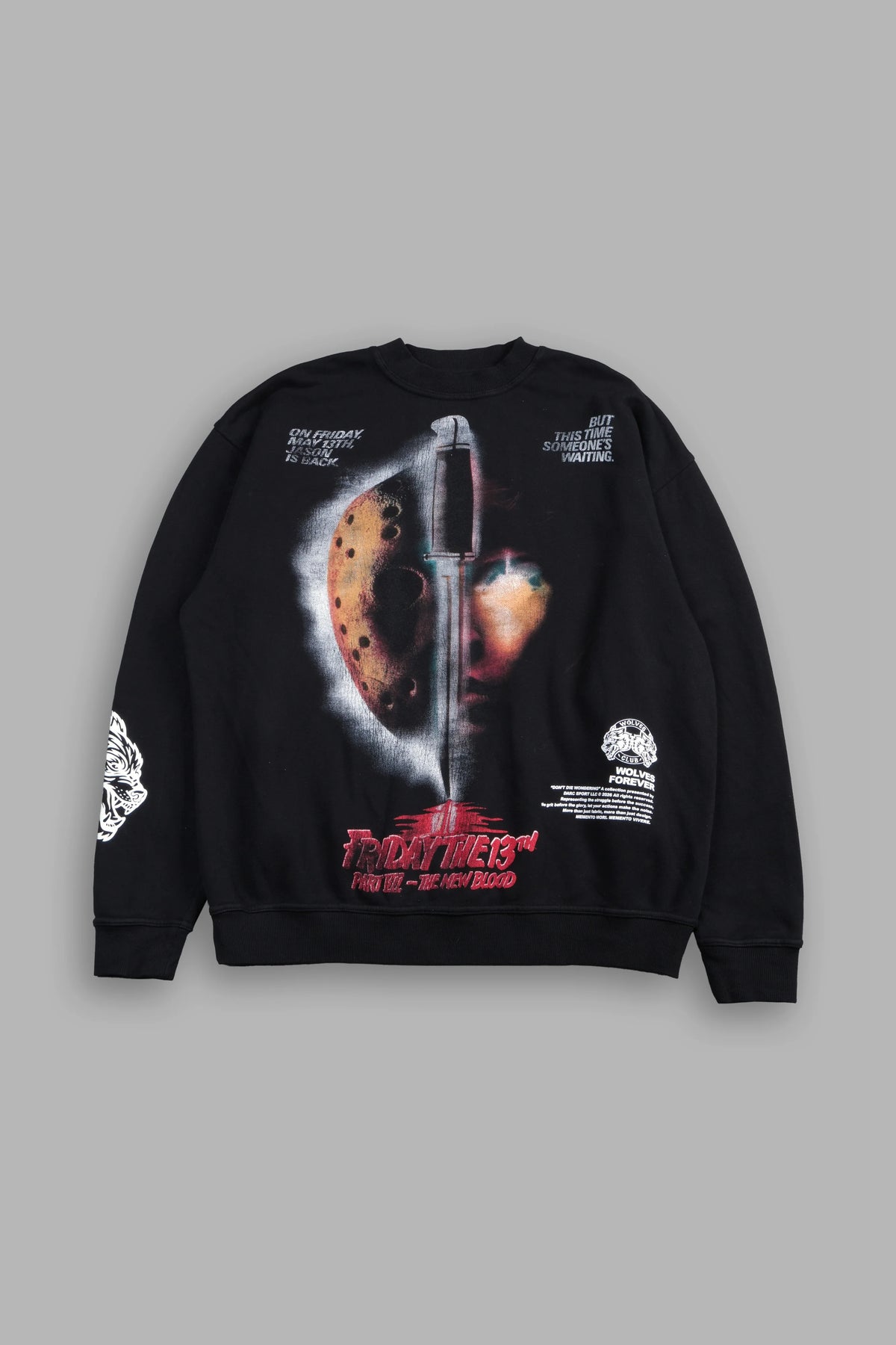THE NEW BLOOD LONDON CREWNECK IN BLACK