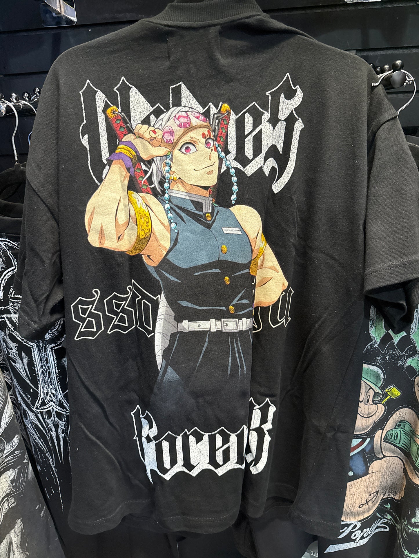 Tengen Uzui Premium Oversized Tee in Black