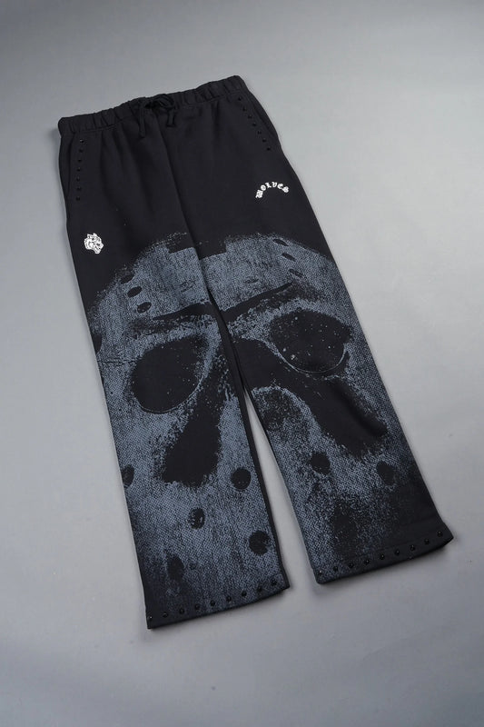 JASON FOREVER BIGELOW SWEAT PANTS IN BLACK