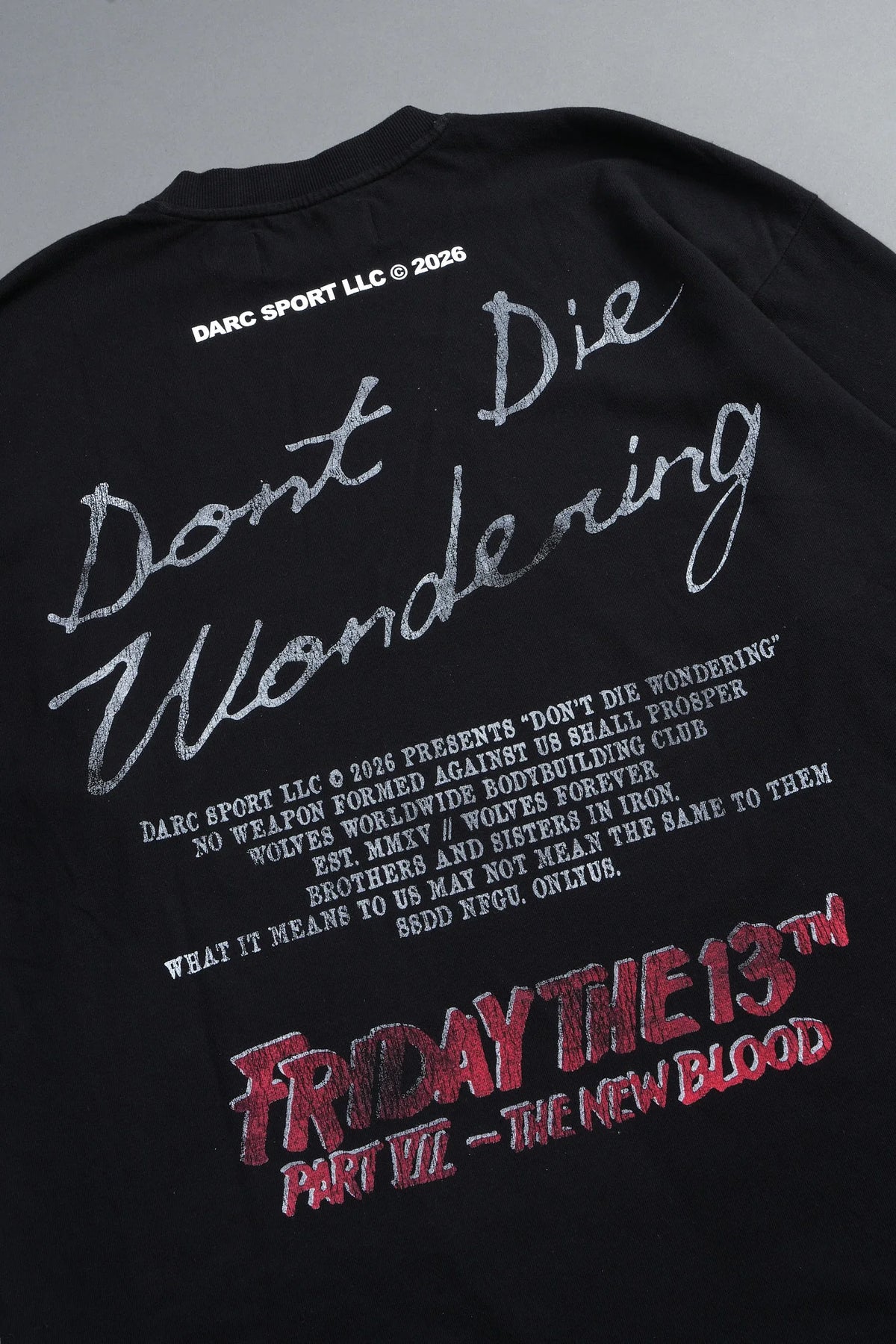 THE NEW BLOOD PREMIUM OVERSIZED TEE IN BLACK