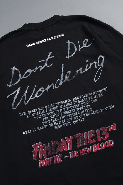 THE NEW BLOOD PREMIUM OVERSIZED TEE IN BLACK