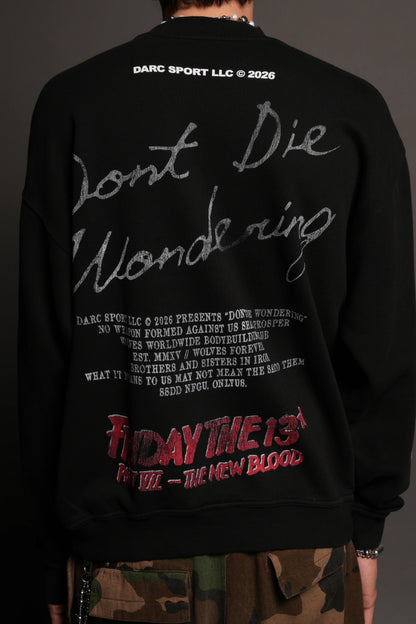THE NEW BLOOD LONDON CREWNECK IN BLACK