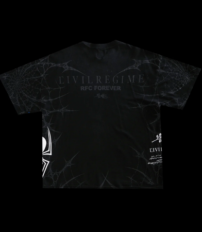 NIGHT MODE AMERICAN CLASSIC OVERSIZED TEE IN VINTAGE BLACK