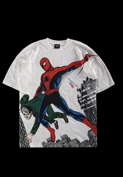 AMAZING FANTASY AMERICAN CLASSIC OVERSIZED TEE IN BUTTER