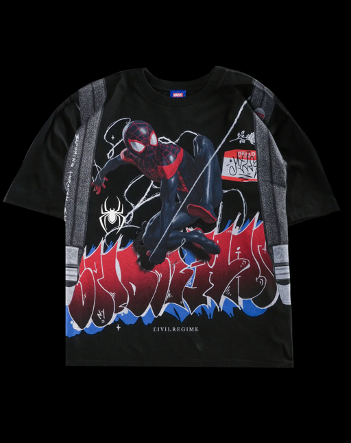FIRST MISSION SBS 199X OVERSIZED TEE IN BLACK