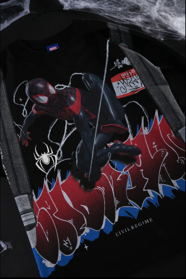 FIRST MISSION SBS 199X OVERSIZED TEE IN BLACK