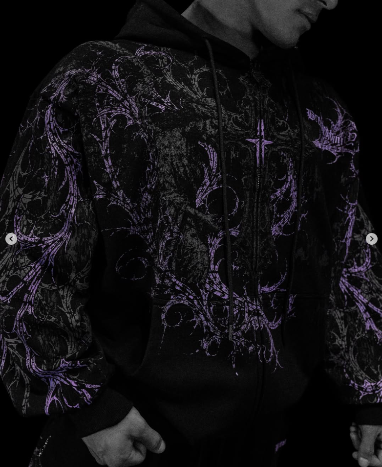 Oversized Sanctuary Zip-up Hoodie [REVENANT]