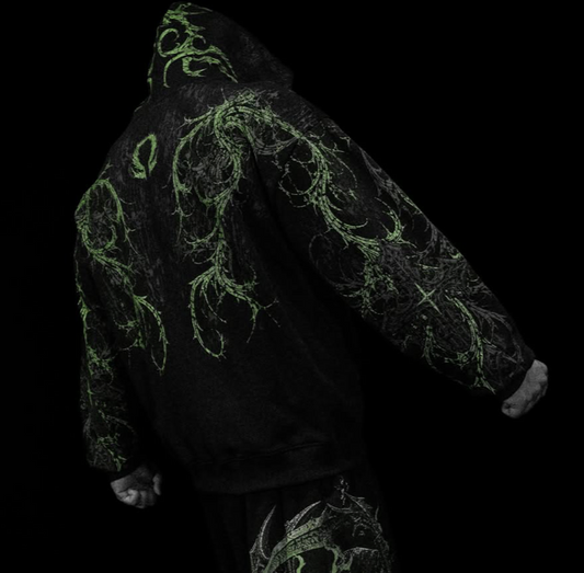 Oversized Sanctuary Zip-up Hoodie [DECAY]