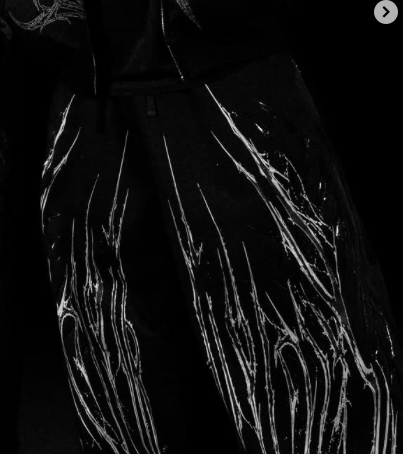 Venom Texture Luxury Sweatpants [VOID BLACK]