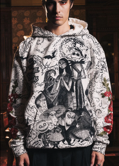PUMPKIN WEB INDIE ROSE HOODIE IN BUTTER