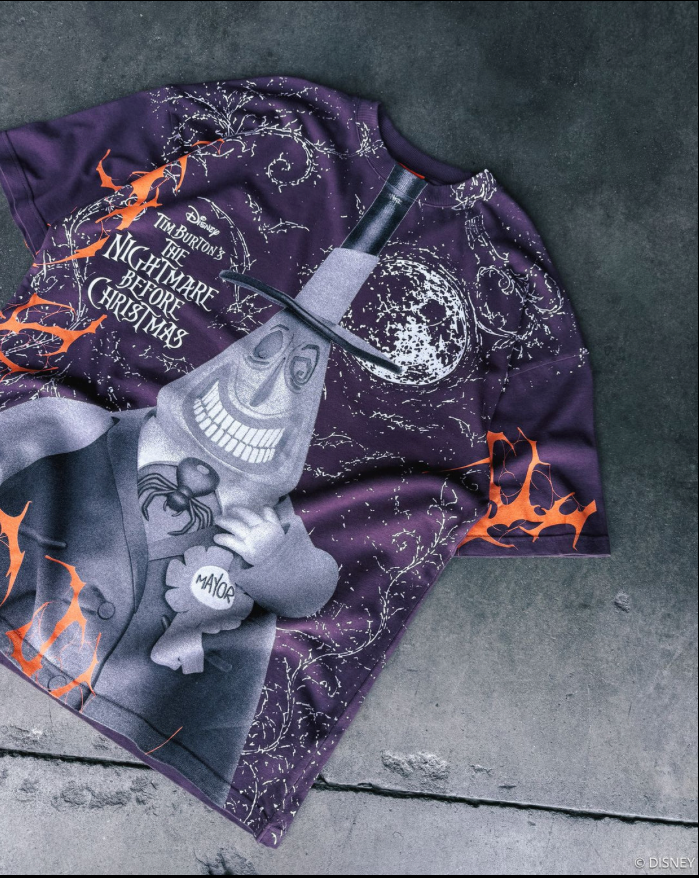 THE MAYOR AMERICAN CLASSIC OVERSIZED TEE IN MIDNIGHT PURPLE