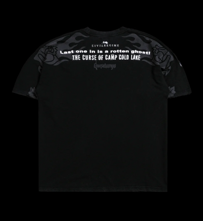 CAMP COLD LAKE AMERICAN CLASSIC OVERSIZED TEE IN VINTAGE BLACK