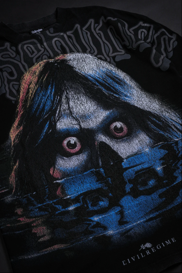 CAMP COLD LAKE AMERICAN CLASSIC OVERSIZED TEE IN VINTAGE BLACK