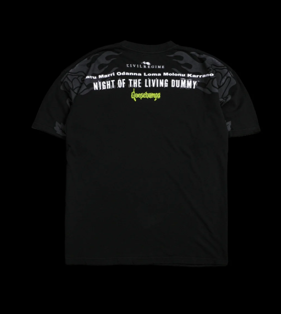 LIVING DUMMY AMERICAN CLASSIC OVERSIZED TEE IN BLACK