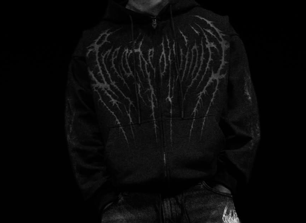 DEATH SLAYER OVERSIZED ZIP-UP HOODIE