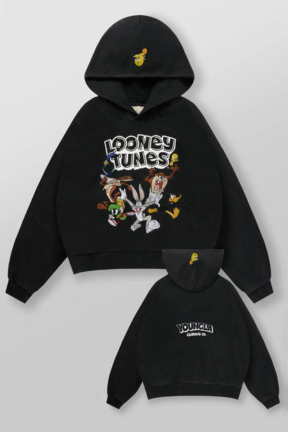 5114 - LOONEY TUNES EMBROIDERED HOODIES