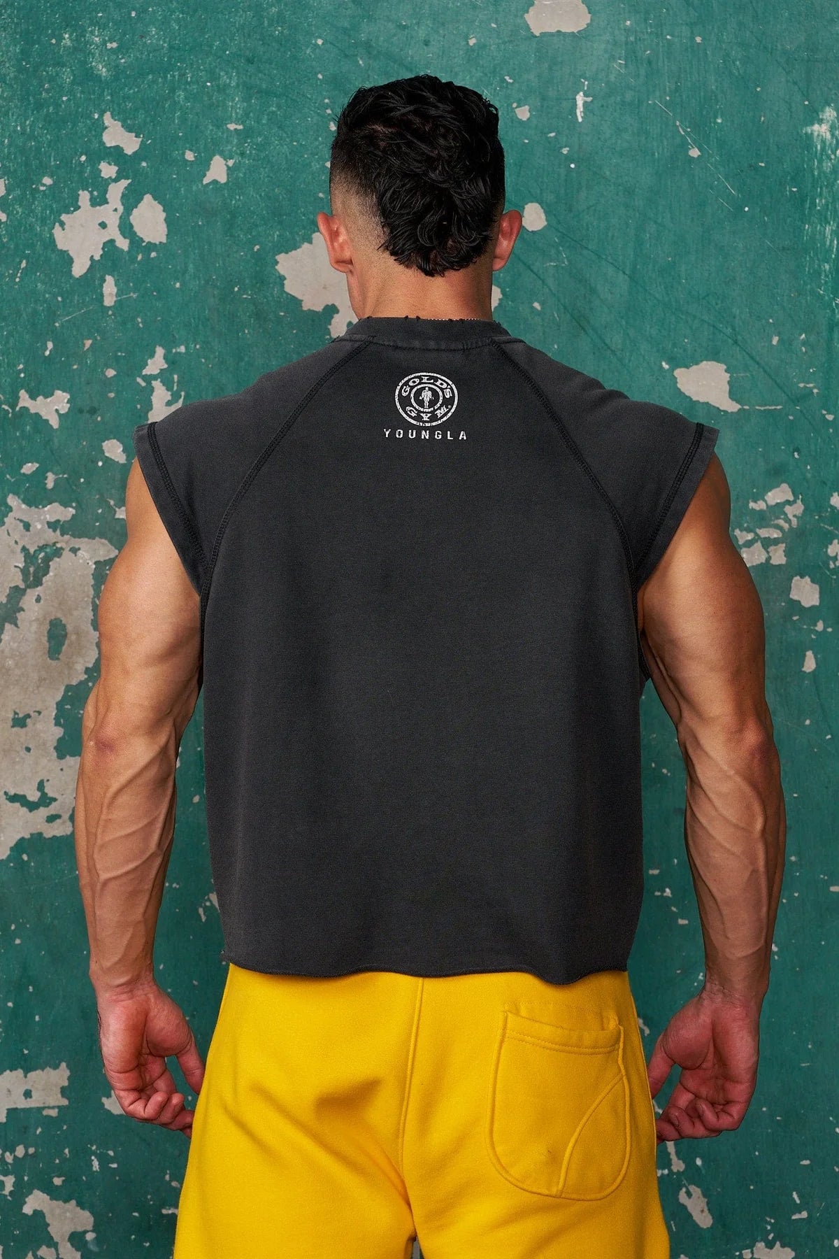 5069 - GOLDS GYM VINTAGE CUT OFFS
