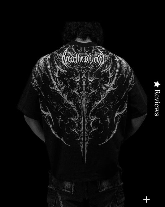 Hellspawn Ruined Oversized T-shirt [VOID BLACK]