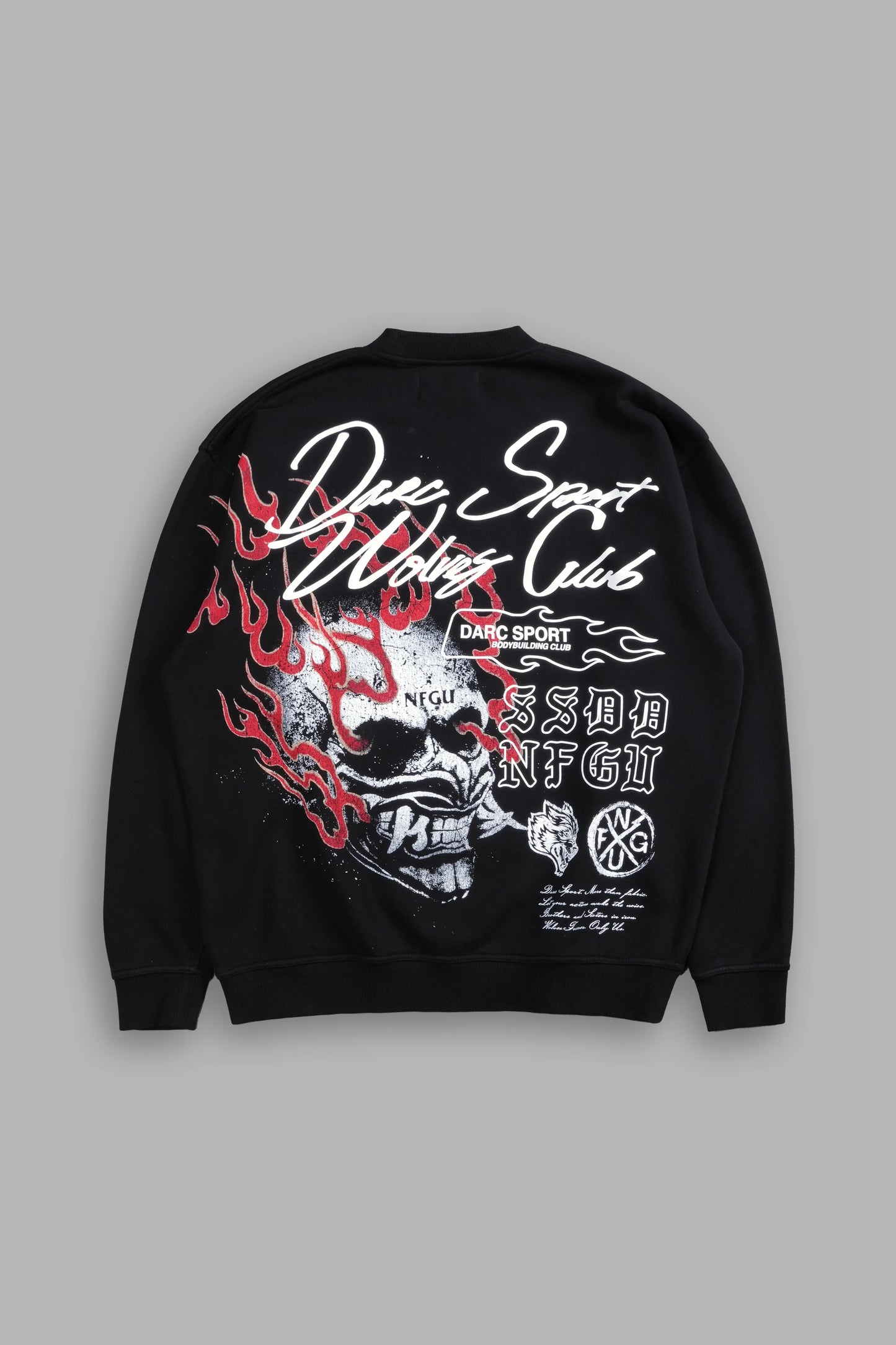 DS NFGU Mempo London Crewneck in Black