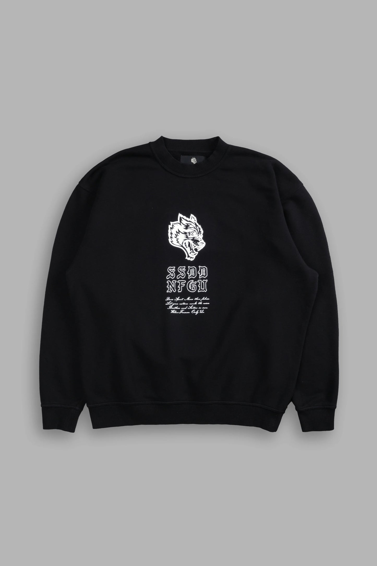 DS NFGU Mempo London Crewneck in Black