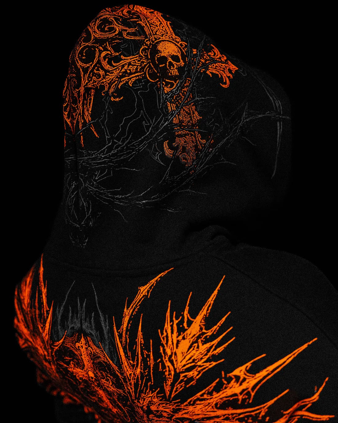 Abysswalker Oversized pullover hoodie [SCORCH]